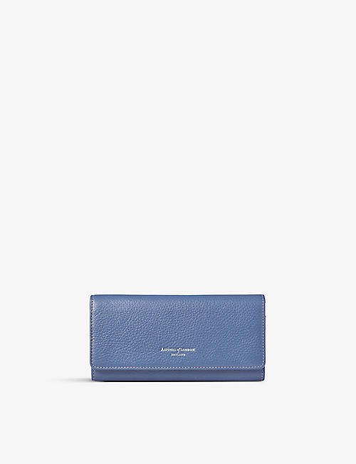 ASPINAL OF LONDON: London grained-leather purse