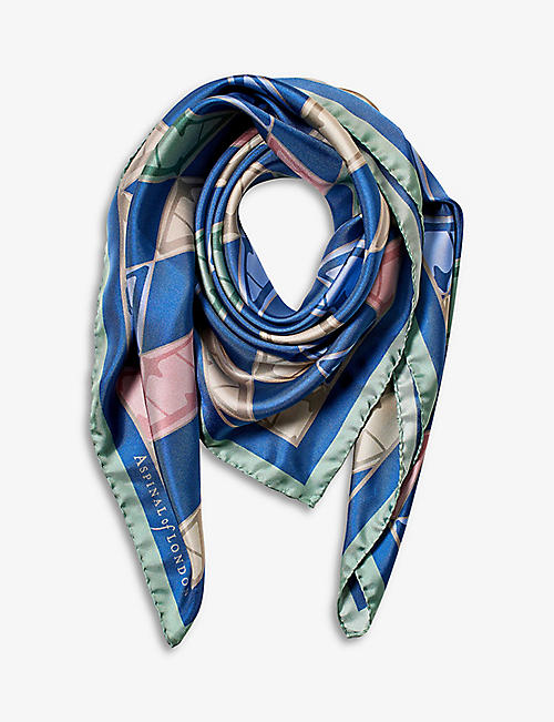 Minimalist silk velvet scarf for ladies Damen Kleidung Activewear Accessoires Schals 