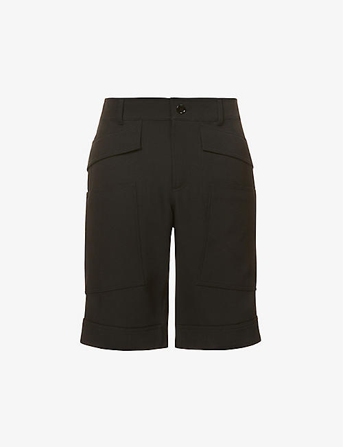 BURBERRY: Relaxed-fit mid-rise wool shorts