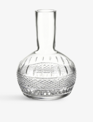WATERFORD: Irish Lace crystal-glass decanting carafe 1.8L