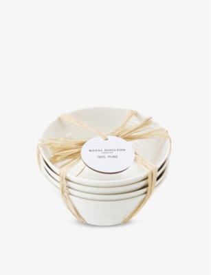 Shop Royal Doulton 1815 Pure Porcelain Bowls Set Of Four