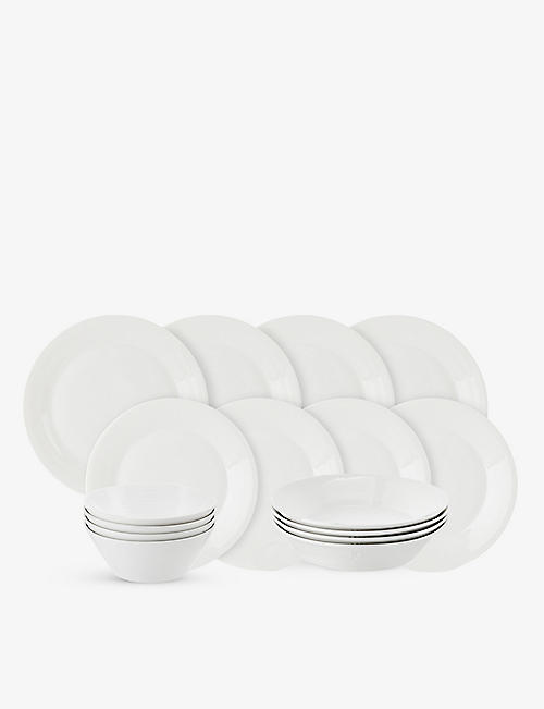 ROYAL DOULTON: 1815 Pure 16-piece porcelain tableware set