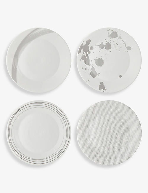 ROYAL DOULTON: Pacific assorted porcelain plates set of four