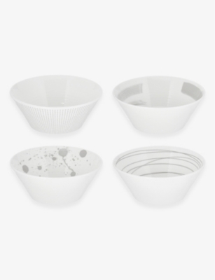 Shop Royal Doulton Pacific Assorted Porcelain Bowls Set Of Four