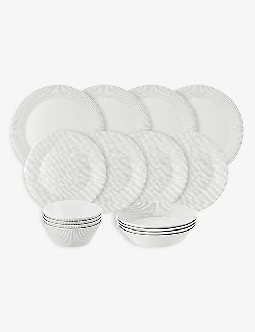 ROYAL DOULTON: Pacific 16-piece porcelain tableware set