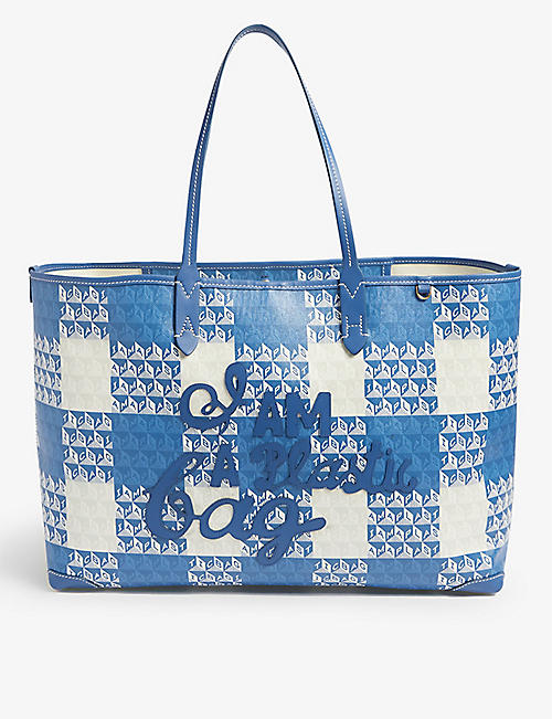 ANYA HINDMARCH: I Am A Plastic Bag medium canvas tote bag