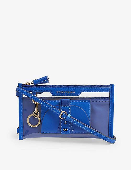 ANYA HINDMARCH: Everything PVC and recycled-nylon pouch