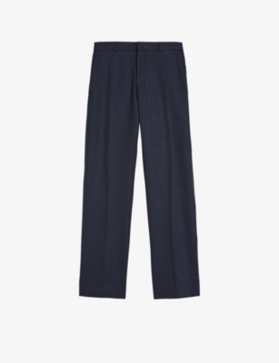 TED BAKER - Cleets slim-fit mid-rise wool-blend suit trousers ...