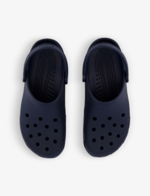 Shop Crocs Womens Navy Classic Rubber Clogs