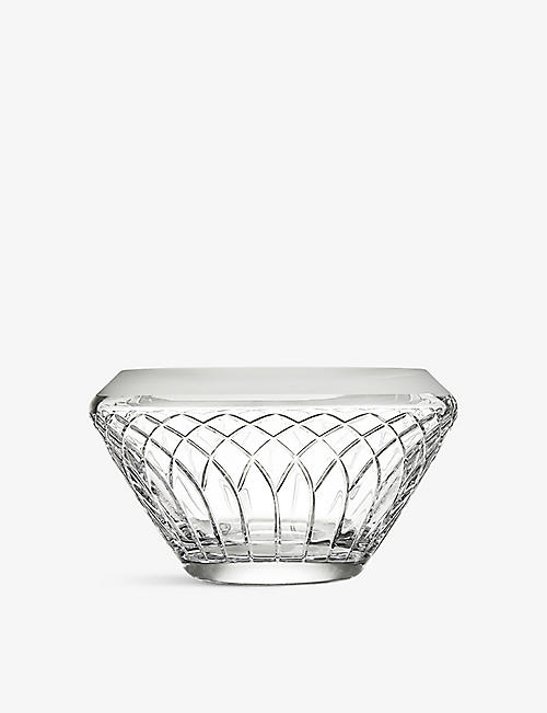 WATERFORD: Lismore Arcus crystal glass mall bowl 18cm
