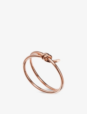 Tiffany Knot Double Row Ring