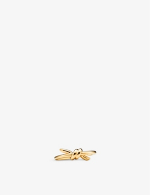 Tiffany & Co Mens Tiffany Knot 18ct Yellow-gold Ring