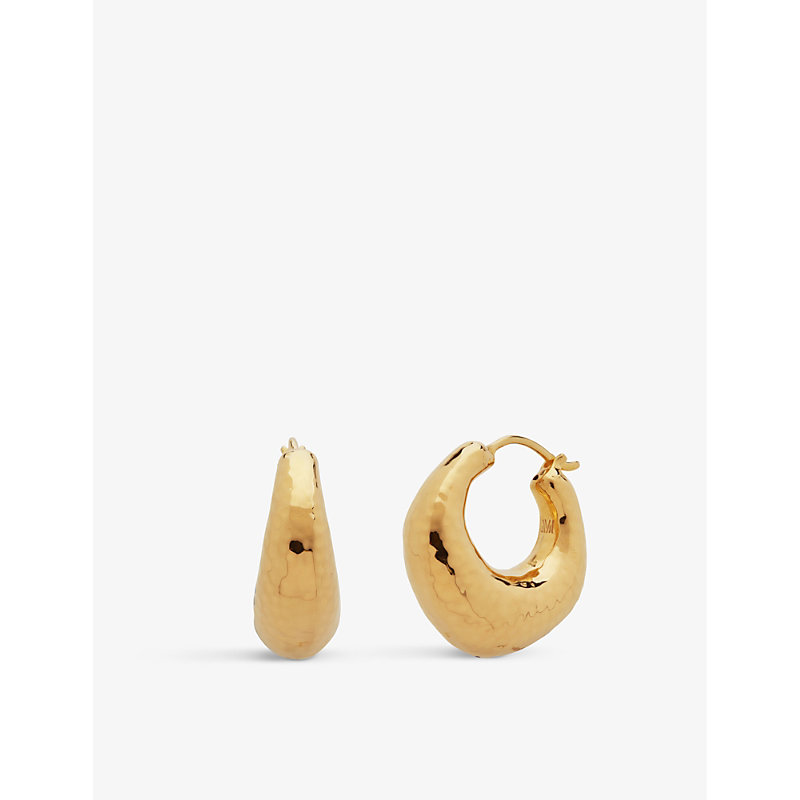 Monica Vinader Deia 18ct Yellow Gold-plated Vermeil Silver Earrings
