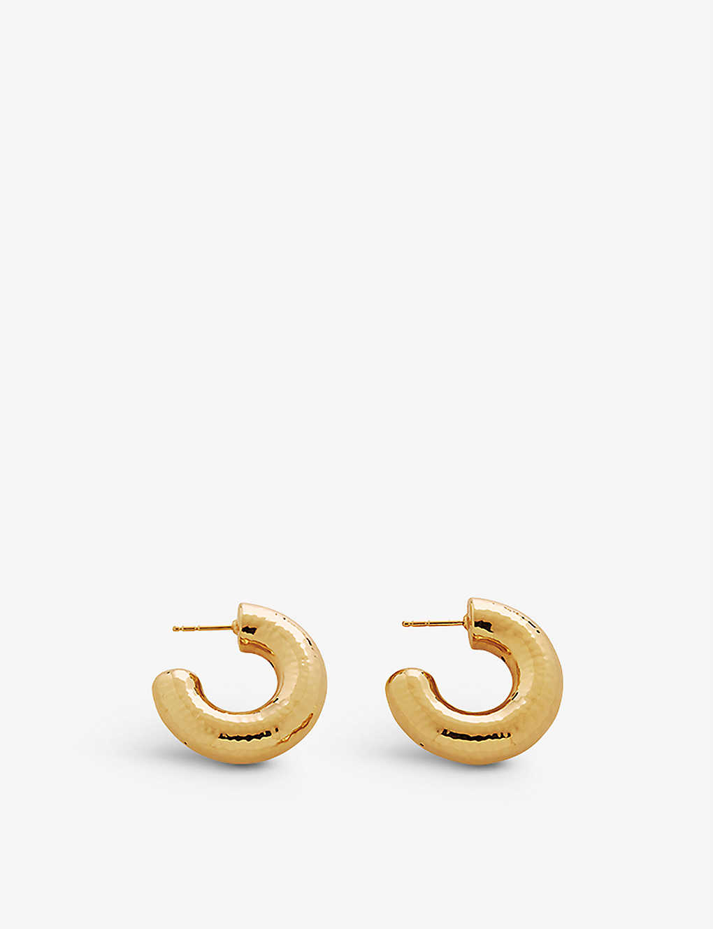 Monica Vinader Muse 18ct Recycled Yellow Gold Vermeil Sterling Silver Hoop Earrings