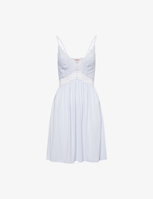 EBERJEY: Marry Me Mademoiselle stretch-jersey and lace chemise
