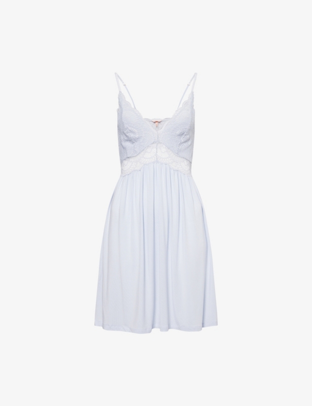 Marry Me Mademoiselle stretch-jersey and lace chemise