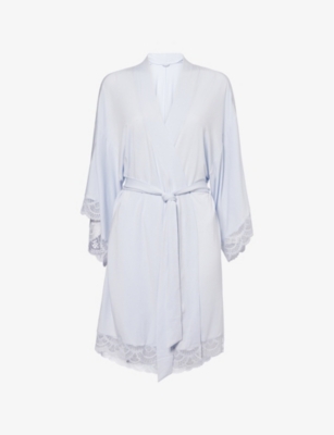EBERJEY: Marry Me Mademoiselle stretch-modal and lace robe