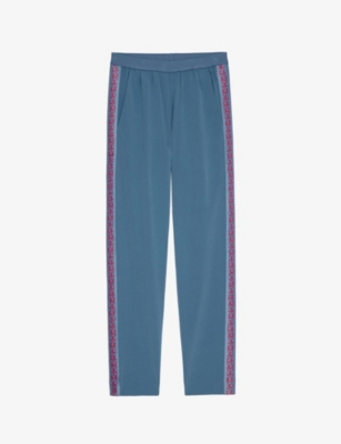 ZADIG&VOLTAIRE: Paula side-stripe woven trousers
