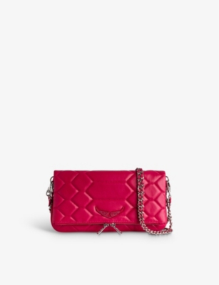 Zadig & Voltaire Zadig&voltaire Womens Podium Rock Xl Quilted-stitch Leather Clutch Bag 1 Size