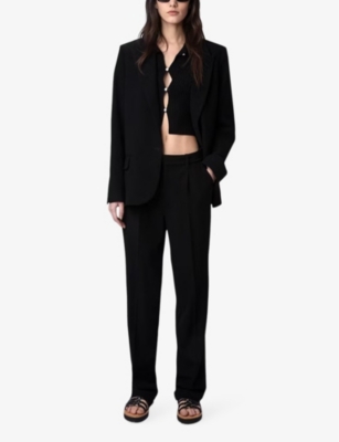 ZADIG&VOLTAIRE: Voyage single-breasted woven jacket