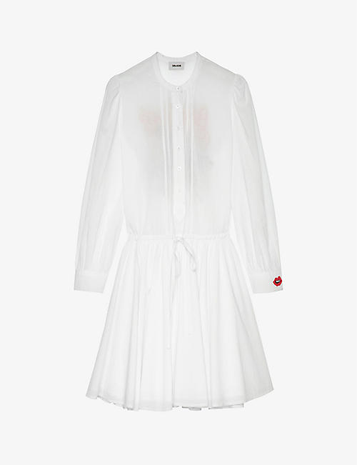 ZADIG&VOLTAIRE: Ranil graphic embroidered cotton dress