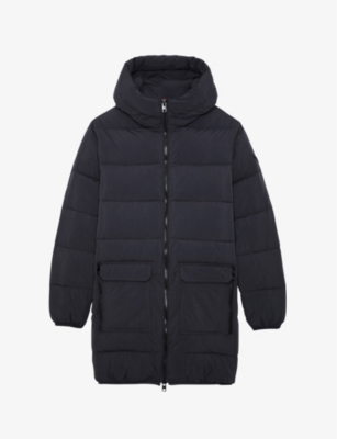 Zadig & Voltaire Zadig&voltaire Womens Noir Korail Padded Shell Coat In Noir