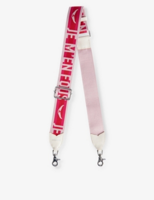 Zadig & Voltaire Zadig&voltaire Podium Logo-embroidered Woven Shoulder Strap