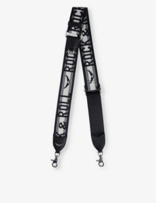 Zadig & Voltaire Zadig&voltaire Road Logo-embroidered Woven Shoulder Strap