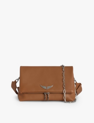 ZADIG&VOLTAIRE: Rocky grained-leather cross-body bag