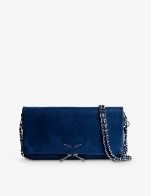 Zadig & Voltaire Zadig&voltaire Melody Rock Grained Leather Clutch