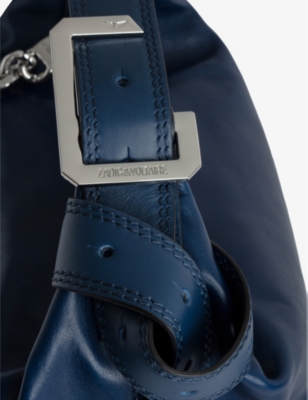 Shop Zadig & Voltaire Zadig&voltaire Women's Storm Le Cecilia Chain-detail Leather Shoulder Bag