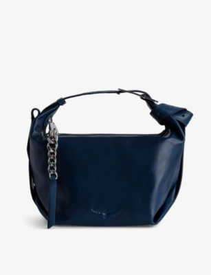 Shop Zadig & Voltaire Zadig&voltaire Women's Storm Le Cecilia Chain-detail Leather Shoulder Bag