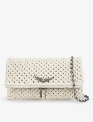 Zadig & Voltaire Rock Knitted Clutch Handbag