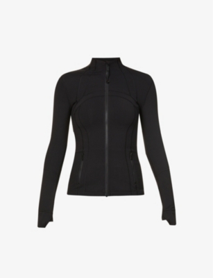 LULULEMON - Define funnel-neck fitted stretch-knit jacket