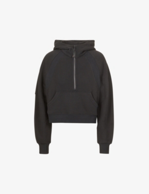 LULULEMON: Scuba brand-embroidered cotton-blend hoody