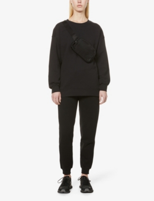 LULULEMON: Scuba high-rise cotton-blend jogging bottoms