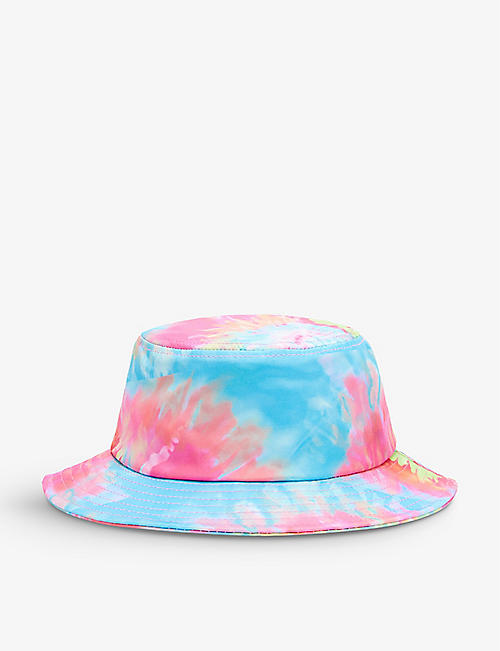 BOARDIES: Tie-dye print cotton-blend bucket hat