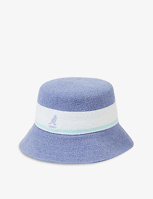 KANGOL: Bermuda striped felt bucket hat
