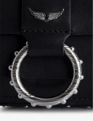 ZADIG&VOLTAIRE: Zadig&Voltaire x Kate Moss studded leather cross-body bag