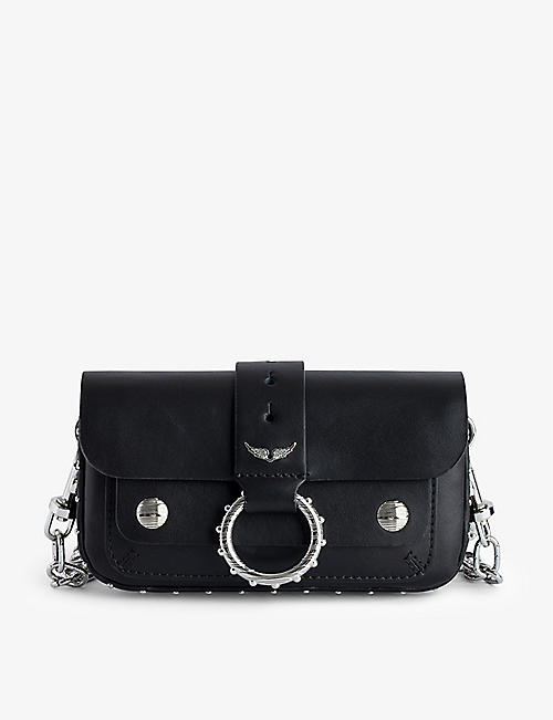 ZADIG&VOLTAIRE: Zadig&Voltaire x Kate Moss studded leather cross-body bag