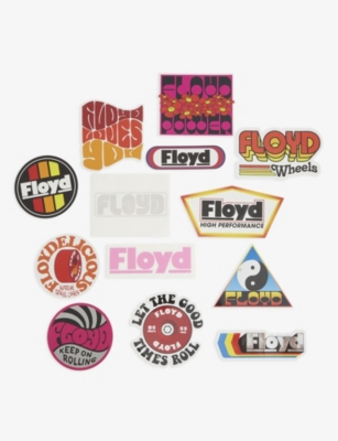 FLOYD - Logo-print sticker set pack of 13