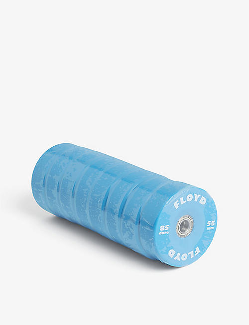 FLOYD: Logo-print plastic skateboard wheel set of 8