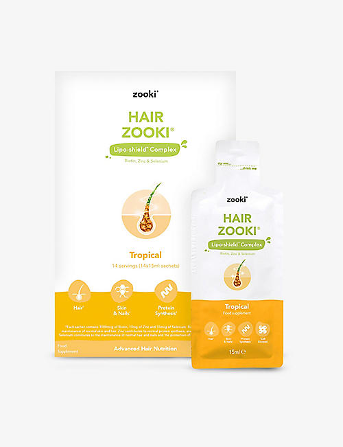 YOURZOOKI: Hair Zooki Tropical food supplement 14 sachets