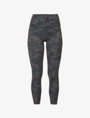 Spanx Booty Boost 7/8 Active Leggings, Black Camo, S