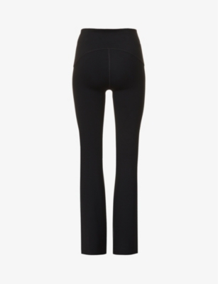 SPANX ACTIVE: Booty Boost flared-leg high-rise stretch-woven leggings