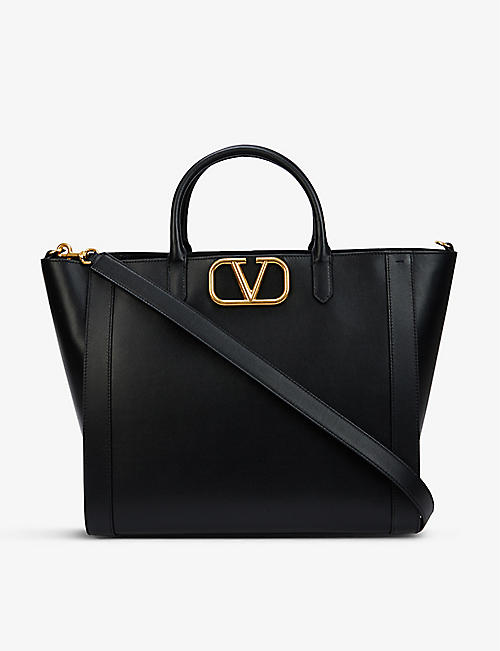 VALENTINO GARAVANI: VLOGO leather tote bag