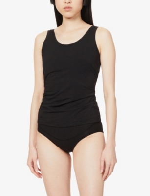 SPANX: Comfort high-rise stretch cotton-blend briefs