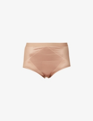 Spanx Thinstincts 2.0 High-rise Stretch-knit Briefs In Cafe Au Lait