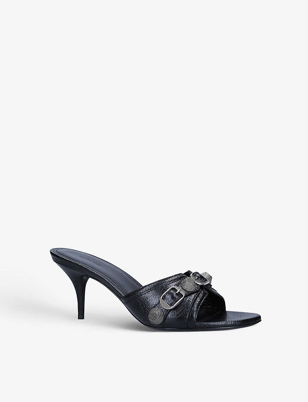 BALENCIAGA Cagole stud-embellished leather sandals
