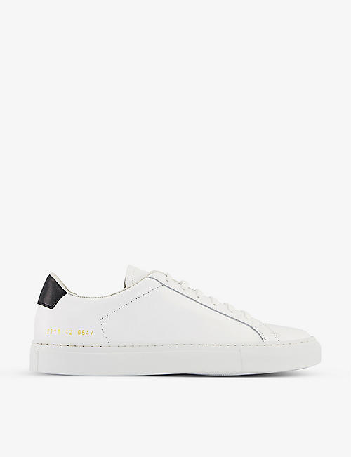 COMMON PROJECTS: Retro low-top leather trainers
